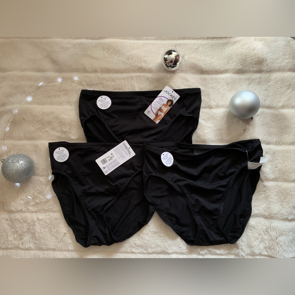 Jockey women’s black underwear; set of 3